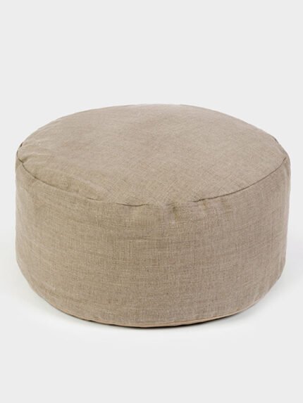 Cylinder Buckwheat Linen Meditation Cushion
